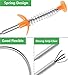Drain Clog Remover 85CM Lengthen, 6 PCS Drain Remover Hair Drain Clog Remover Cleaning Tool, Drain Relief Cleaner Tool for Kitchen Sink Bathroom Tub Toilet Clogged Drains Dredge Pipe Sewers
