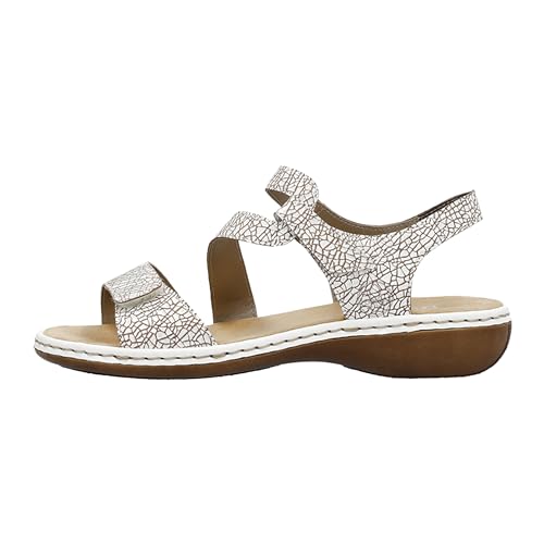 Evitez les douleurs aux pieds avec les sandales cuir Cristallino Rieker souples