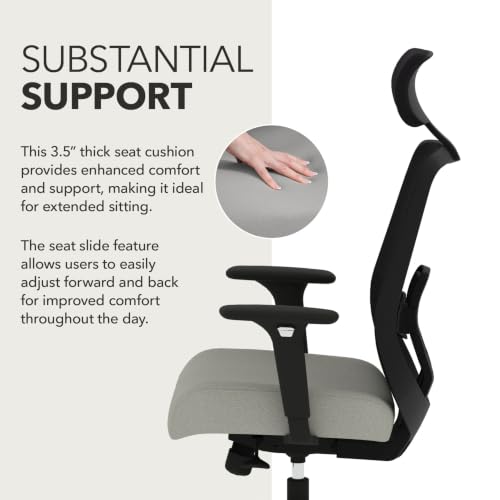 Image of HON Altern Ergonomic Office Chair, Office Desk Computer Chair, Fog