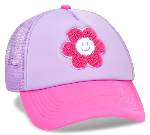 iscream Classic Trucker Style Adjustable Mesh Panel Baseball Chenille Applique Cap Collection