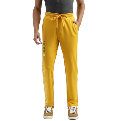 Image of UNITED COLORS OF BENETTON Men's Regular Mid Rise Track Pants