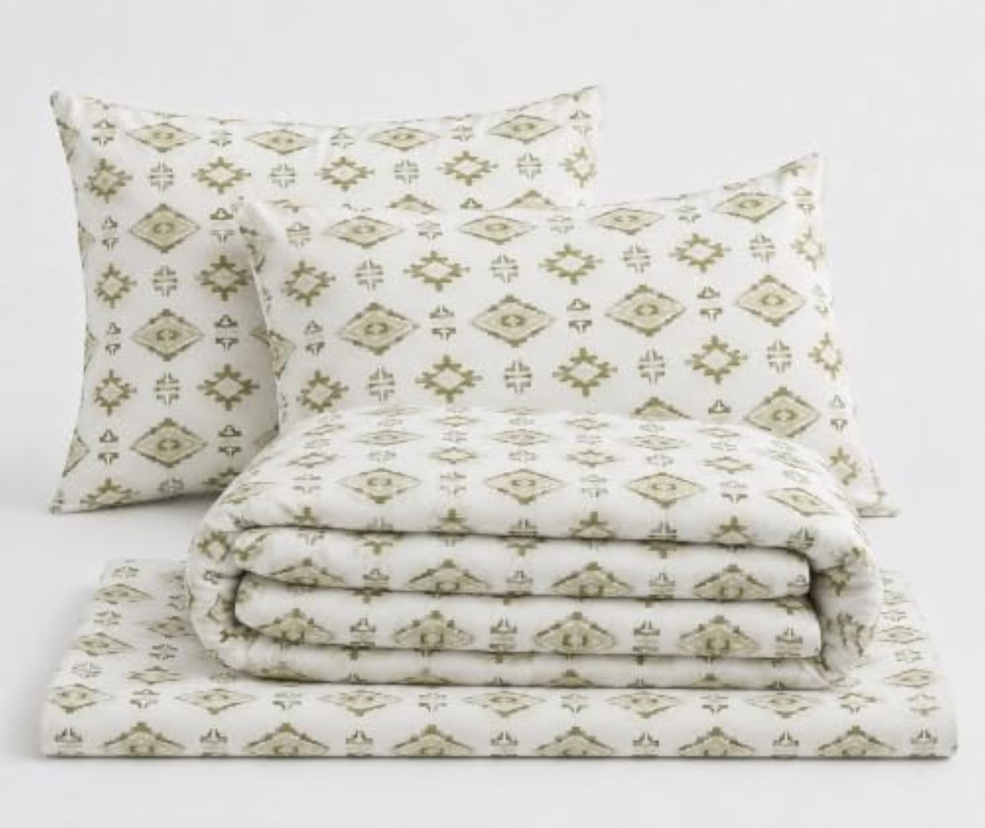 Luxurious 4 Piece Printed Bedsheet Set, 100% Cotton