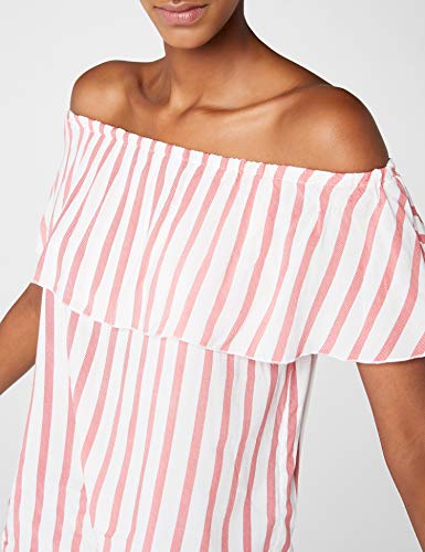 Image of ONLY Women's Rayon Striped Sleeveless Loose Fit Top Pack of 1