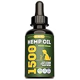 Vet My Pet Hemp Oil Dogs Cats - 1500mg - Natural Support Hip & Joint - Provides Anxiety Relief - Better Mood Sleep - 100% Organic Treat Food Supplement Grown Extracted in USA All Pets