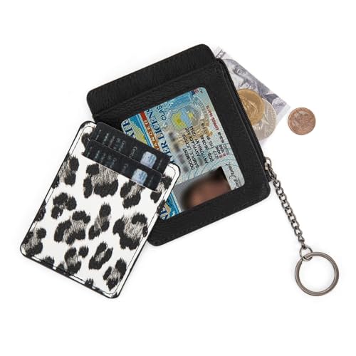 Image of Montana West X Wrangler Small Credit Card Holder for Women Ladies Female Silm Minimalist Wallet Rfid Zipper Pocket with Keychain and Detachable Card Holder