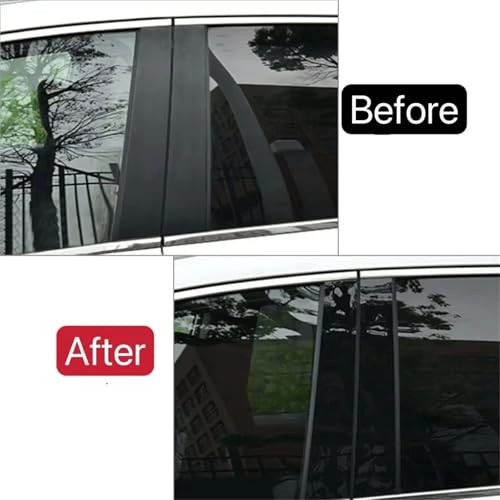 Adhesivo para pilares de ventana Mazda 3 Axela 2019-2024 que protege y abrillanta las puertas 6
