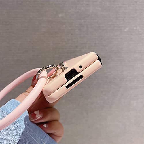 Coque solide Galaxy Z Fold 3 antichoc à chaîne bracelet