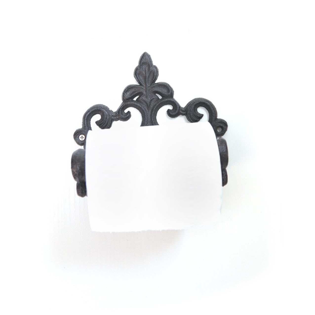 Toalleros de Baño de Hierro Forjado Negro Fácil Instalación y Almacenamiento 2 Piezas Anillo Redondo Ideales para Colgar Toallas en Baño