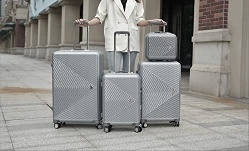 MKF Collection Luggage Set 4 Pieces, Fashion Travel Spinner Hardshell Lightweight 4 Wheels Suitcase2