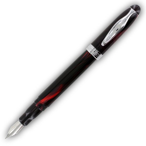 Stylo plume Noodler's Ink Ahab Cardinal Darkness avec pointe fine