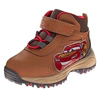 Josmo Character Kids Frozen Minnie Mouse Cars Paw Patrol SpiderMan Boots for Boys Girls Workboot Construction Boot Trekking Walking Hiking Climbing for Kid Size 7-10 Toddler / 11-12 Little Kid