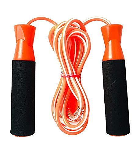 Pvc Skipp-ing Rope, Skip Rope For Men, Skipping Rope For Women, Skippi-ng Rope For Women Weight Loss, Skipping Rope For Girls For Exercise, Gym, Sports Fitness Adjustable (Orange)-image-19