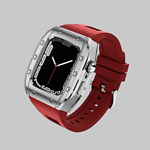 Protéger Apple Watch efficacement avec ce kit boîtier métal et bracelet silicone