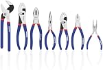 7-piece WORKPRO Pliers Set with Groove Joint, Long Nose, Slip Joint, Linesman, and Diagonal Pliers for DIY & Home Use
