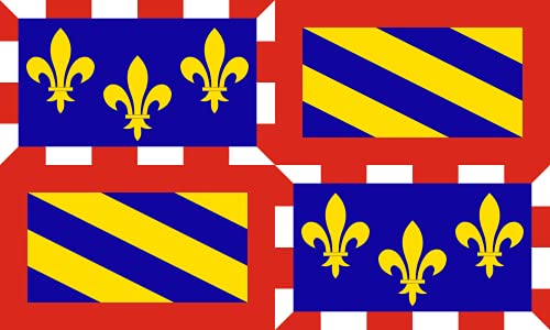 Drapeau Large+ Burgund de 1.5m² avec finitions durables format horizontal
