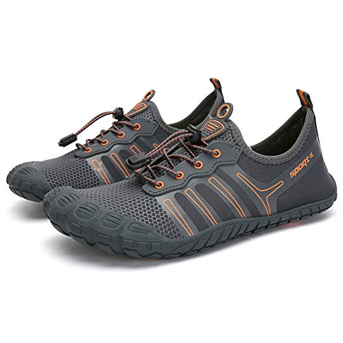 Ajcoflt Homens Mulheres Sapatos de Água Esporte Secagem Rápida Macia Anti Deslizamento Ao Ar Livre C