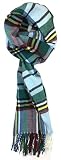 Plum Feathers Plaid Check and Solid Cashmere Feel Winter Scarf, Warm Scarfs, Cold Weather Accessorie