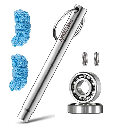 Responsive Yoyo Ball Bearings, Pack of 2 Responsive 8 Ball Narrow C Flat Bearing Yoyo Bearings +2 M4*8mm Axle+2 Bearing Remover + 2 Yoyo Strings for K2, V6, T7 Yoyo