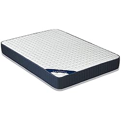 Colchón Cama 90 Dormio Visco Blue colchón Viscoelástico 90x190x19 Transpirable e hipoalérgenico, Blanco, 90x190
