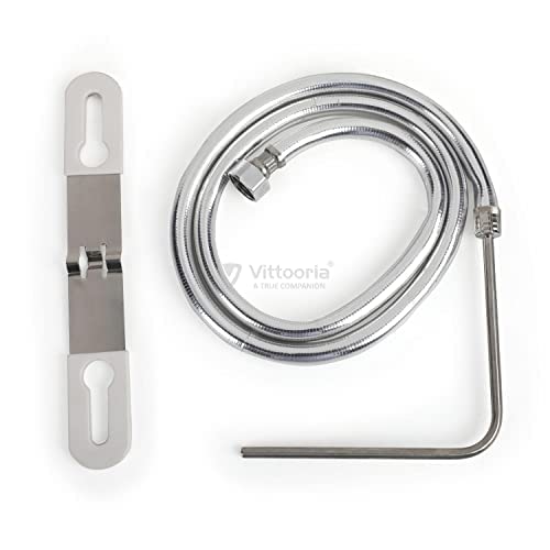 Redigo American Brass Toilet Jet or Bidet Hands-Free Spray, Jet Spray Set with Heavy PVC Hose. (1.5 Meter)