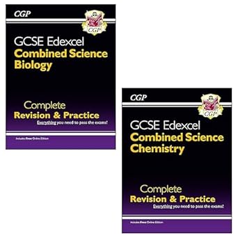 GCSE Combined Science Edexcel Complete Revision & Practice 2 Books ...
