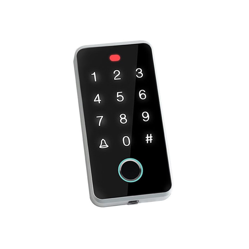Controlador de acceso independiente RFID con carcasa de metal EM de 125 KHz con huella dactilar, tarjeta, pin