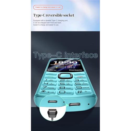 Téléphone mobile personnes âgées facile à utiliser sans menu complexe