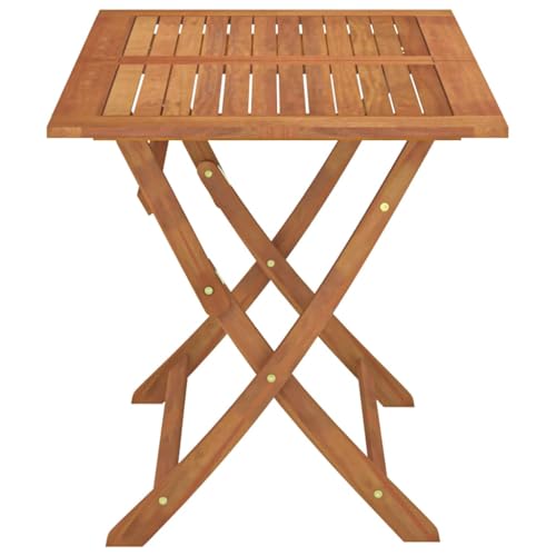 Table de jardin pliante en bois extérieure résistante aux intempéries