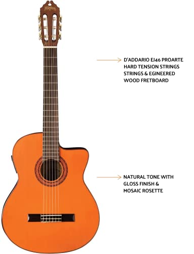 Image of Washburn Classical C5CE Cutaway , Acoustic Electric Guitar
