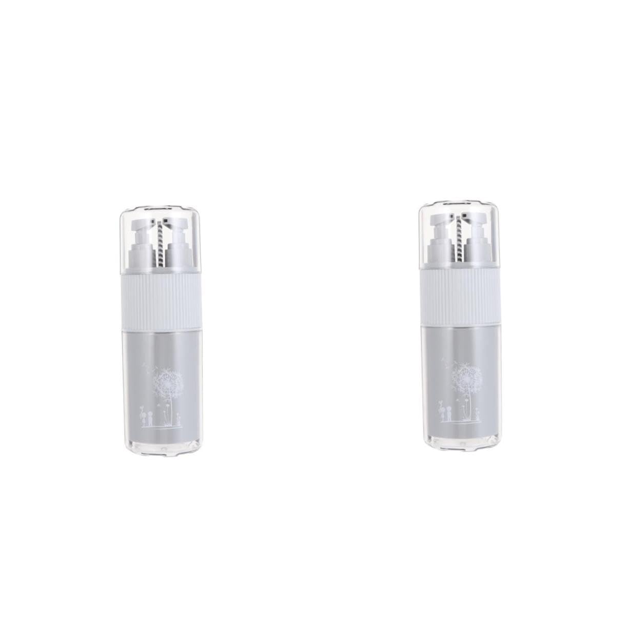 BESTYASH 2 Set Custodia Portatile Per Spazzolino E Bottiglie Per Lozione Organizer Viaggio Per Dentifricio E Spazzolino Elegante 5 Pezzi*2