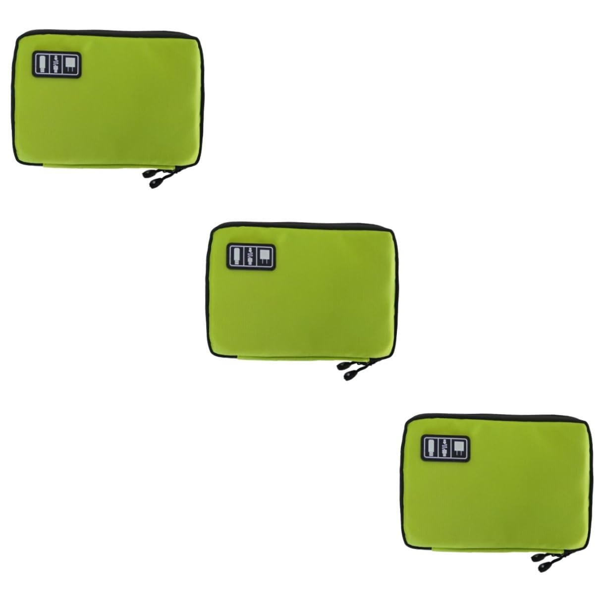 jojofuny 3pezzi Organizer Per Usb e Accessori Elettronici Custodia Per Caricabatterie e Dispositivi