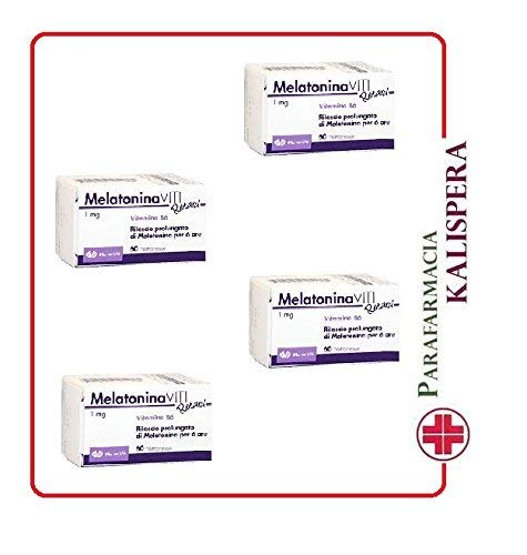 4X Melatonina Viti Retard da 1 mg-con vit B6 240