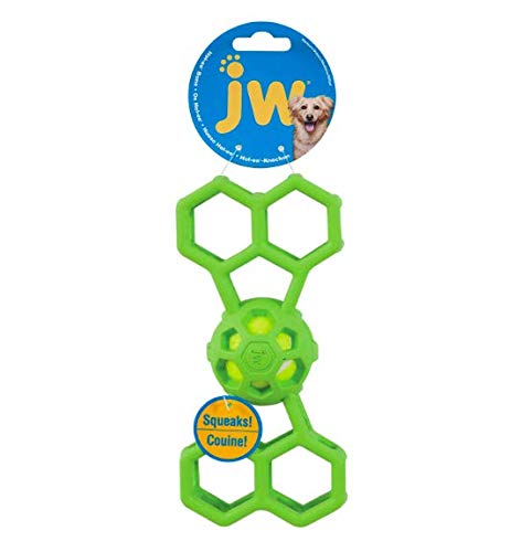 Brinquedo JW Holee Bone Squeaker P Verde Para Cães JW para Cães, Pequeno, Verde
