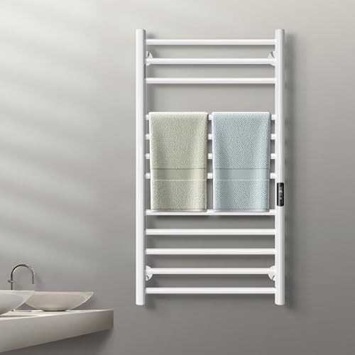 12-Bar White Towel Warmer