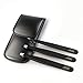 Tweezers for Eyebrows 3 Piece Set - Precision Stainless Steel - Slanted, Pointed and Flat Tip for the Removal of Facial Hair, Ingrown Hairs, Splinters and the Treatment of Blackheads. By BeautyAM