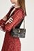 Geiger Women’s Mini Kensington Union Jack Quilted Leather Crossbody, Black