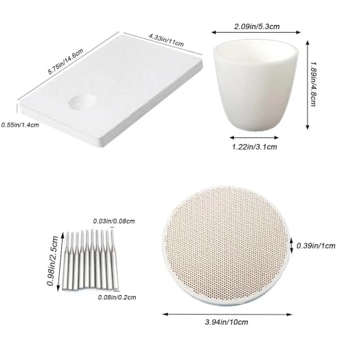 Kit crisol fundición metales para crear piezas de joyería y soldadura en el taller 2