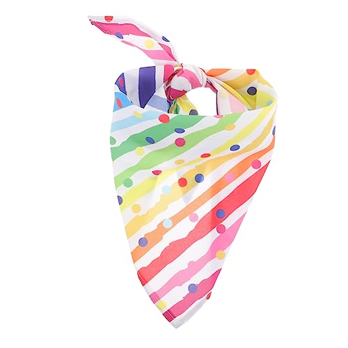 Milisten ペット三角タオル 犬用蝶ネクタイ 犬のボウル シャムロック犬の首輪 子犬の首輪 犬の誕生日ケーキ 子犬のくずの首輪 大型犬用首輪 小型犬お誕生日おめでとう 犬クール ポリエステル