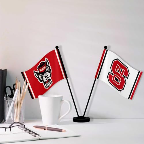 Drapeaux de bureau et de table Wolfpack Caroline du Nord - 5