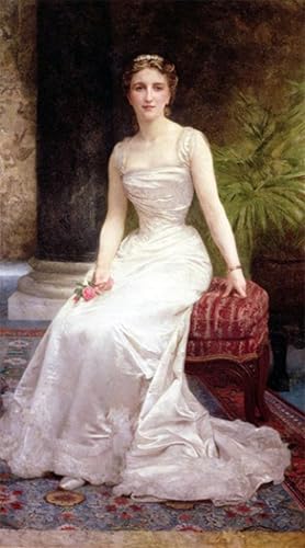 Cuadro Retrato de Madame Olry Roederer por William Adolphe Bouguereau en Lienzo 60x90cm