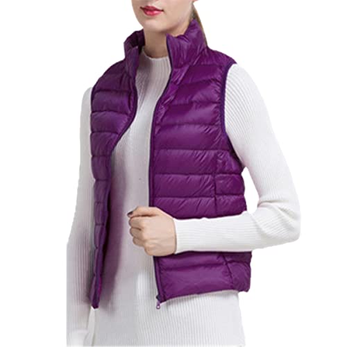 Gilet sans manches coupe-vent et chaud en duvet pour femme active