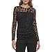 DKNY Women's Everyday Essential Mesh Top, Black