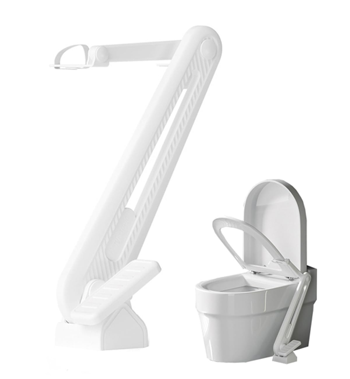 Foot Operated Toilet Lid Lifter, No Need to Carry or Bend, Easy to Install for Lifting and Lowering