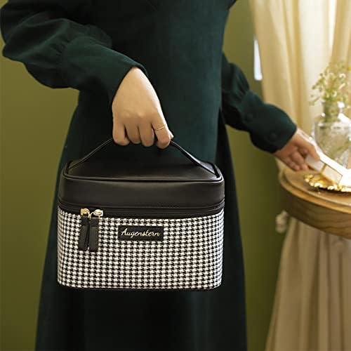 Image of Handcuffs Makeup Bag Cosmetic Organizer Toiletry Storage Pouch (Black)