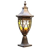 100% brandneue Outdoor-Post-Leuchten, patentierte Montage-Kit und CE-Zertifizierung, einfach zu installieren, zu installieren, zu reinigen und Lampen ersetzen, müssen ausgeschaltet werden.