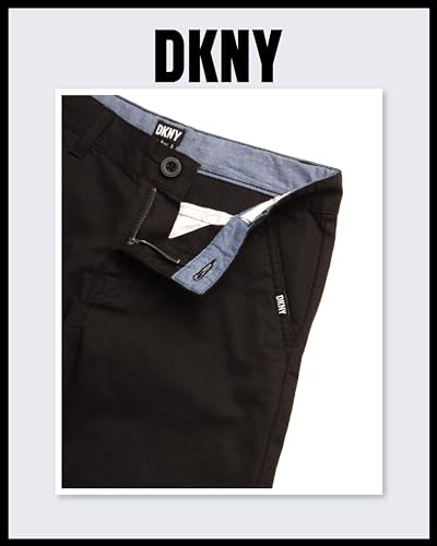 Dkny Boys' Shorts - Classic Fit Flat Front Twill Chino Shorts thumb #3