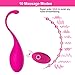 Kegel Balls, Kegel Exercise Products Pelvic Floor Trainer, Benwall Balls for Beginners & Advanced, Flexible Silicone, Ten Modes(Rose Red)