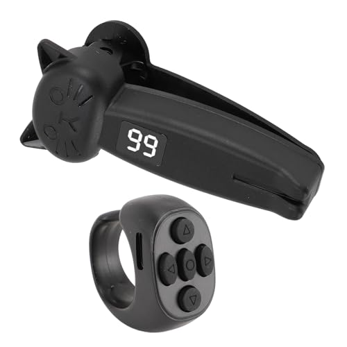 BAFOVY Pasapáginas con Control Remoto, Material ABS, Duración de la Batería de 48 Horas, Clicker, Compatible con Tabletas y Lectores Electrónicos