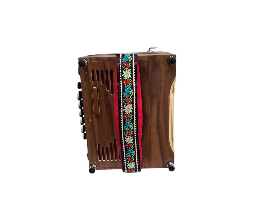 Steirische Harmonika G C F Alpen Mini Nussbaum