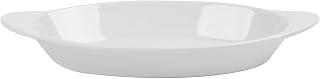 G.E.T. SD-08-W 10 oz. Oval Side Dish, Break Resistant, Melamine, White (Pack of 12)